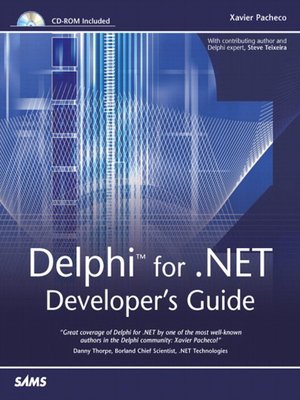 cover image of Delphi for .NET Developer's Guide